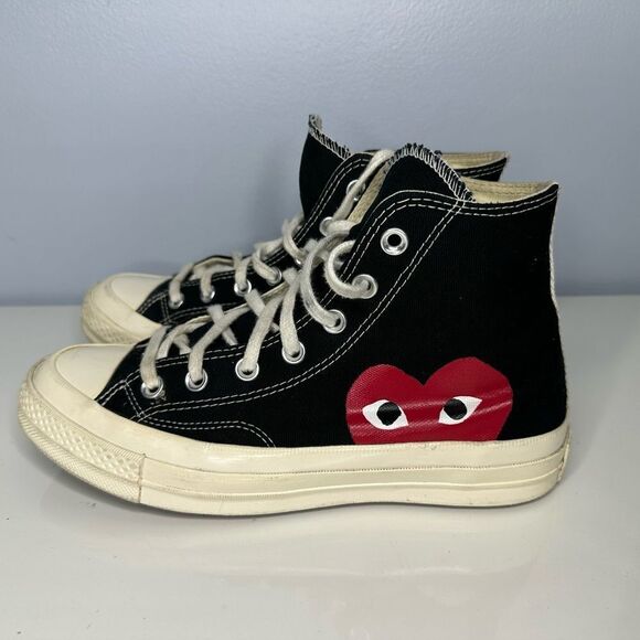 COPY - Converse x Comme des Garçons PLAY Chuck 70 women’s 8 / Mens 6 - Picture 4 of 9